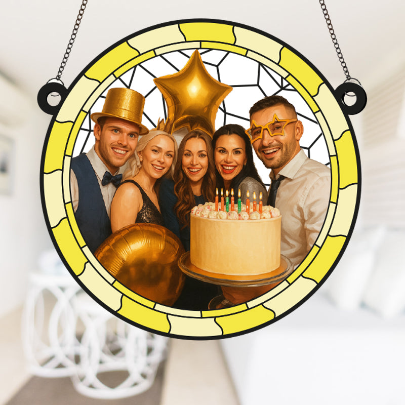 ACCHIAPPASOLE PERSONALIZZATO IN VETRO METACRILATO PER COMPLEANNI