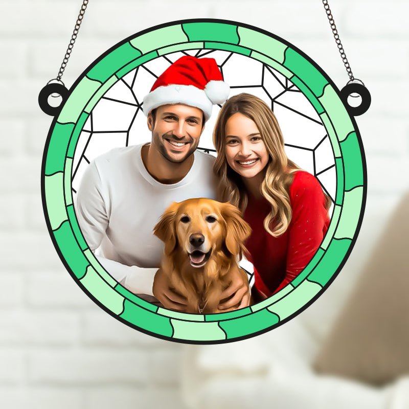 ATTRAPEUR DE SOLEIL PERSONNALISÉ EN VERRE MÉTHACRYLATE POUR NOËL