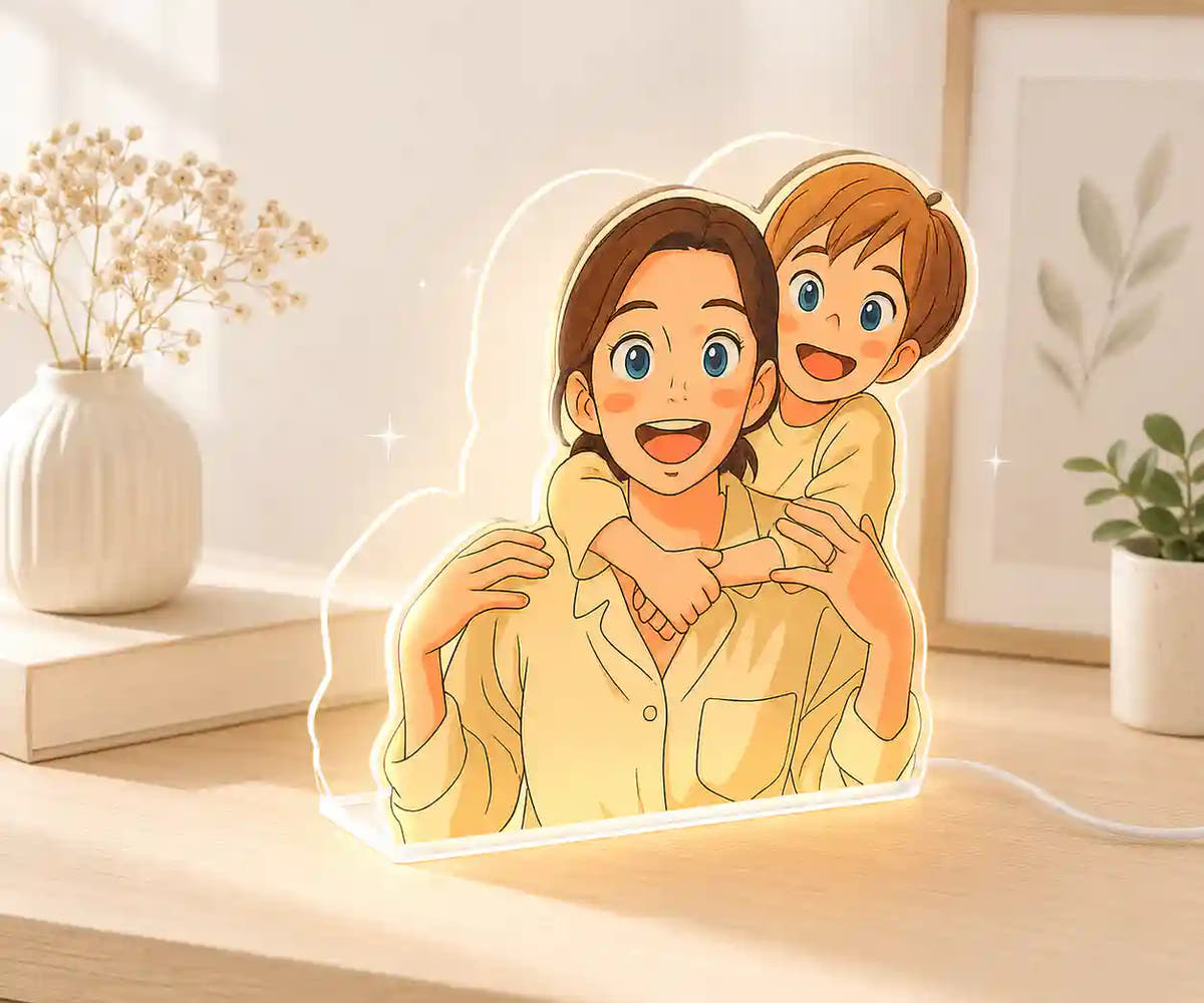 Lampada in stile Ghibli per la mamma