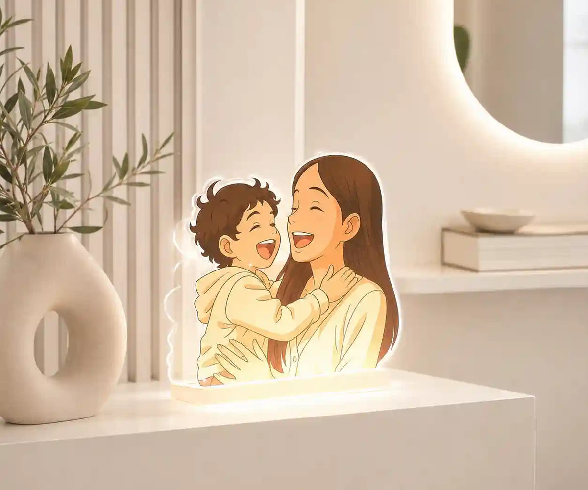 Lampada in stile Ghibli per la mamma