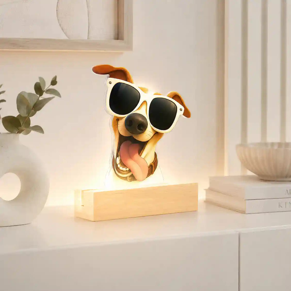 Lampe pour animaux de compagnie de style dessin animé