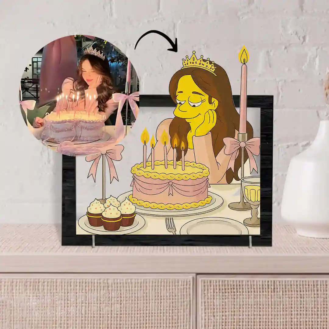 THE Simpsons picture style for birthdays
