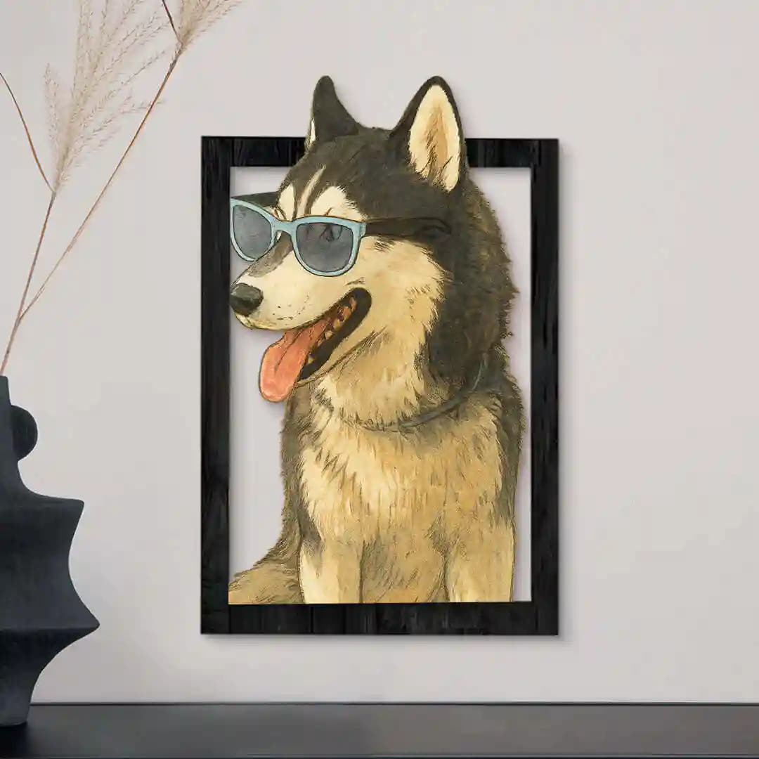 Dipinto in stile GHIBLI per animali domestici