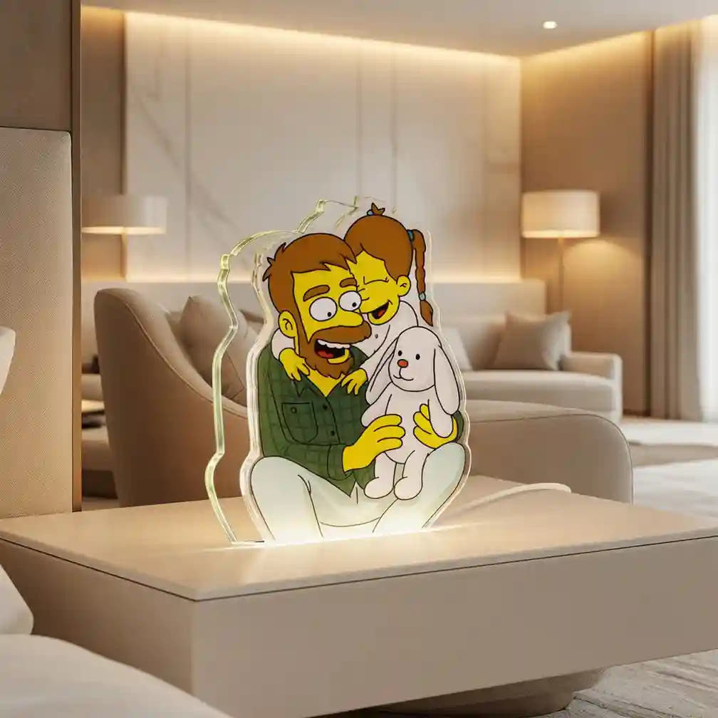 Simpson Cartoon Lamp FOR DAD