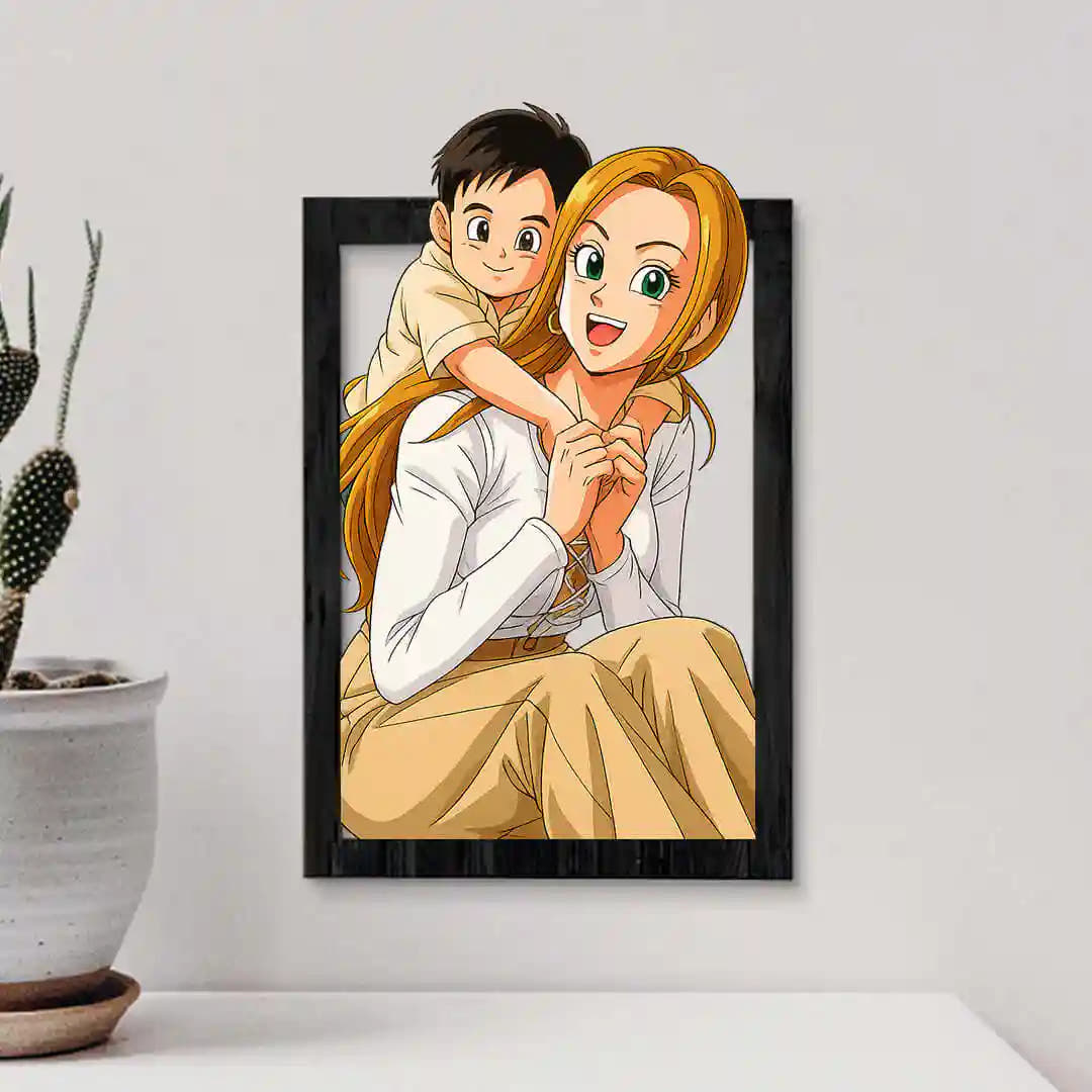 Cuadro Dibujos Animados DragonBall Para mama