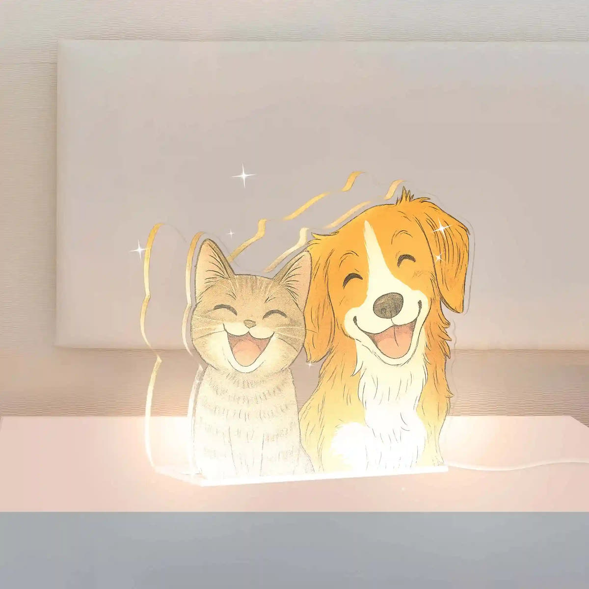 Lampe pour animaux de compagnie de style Ghibli