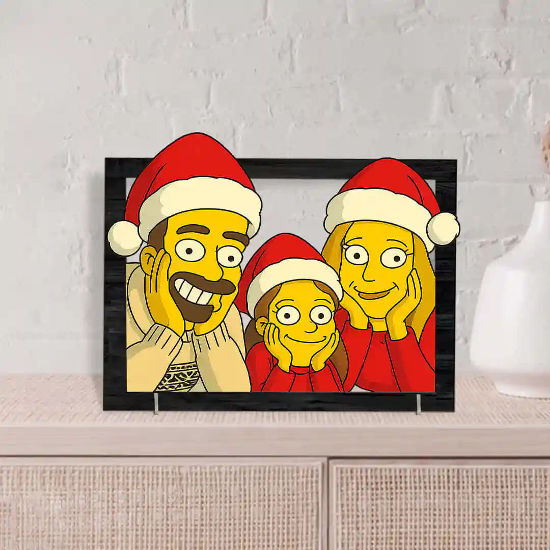 Peinture des SIMPSON pour NOËL