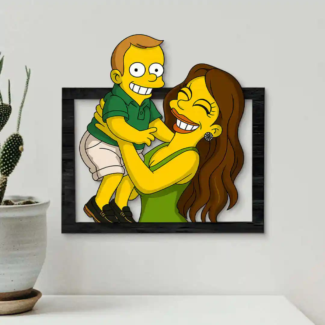 Cuadro Dibujos Animados Simpson Para mama