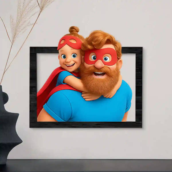 Cuadro Dibujos Animados para papá