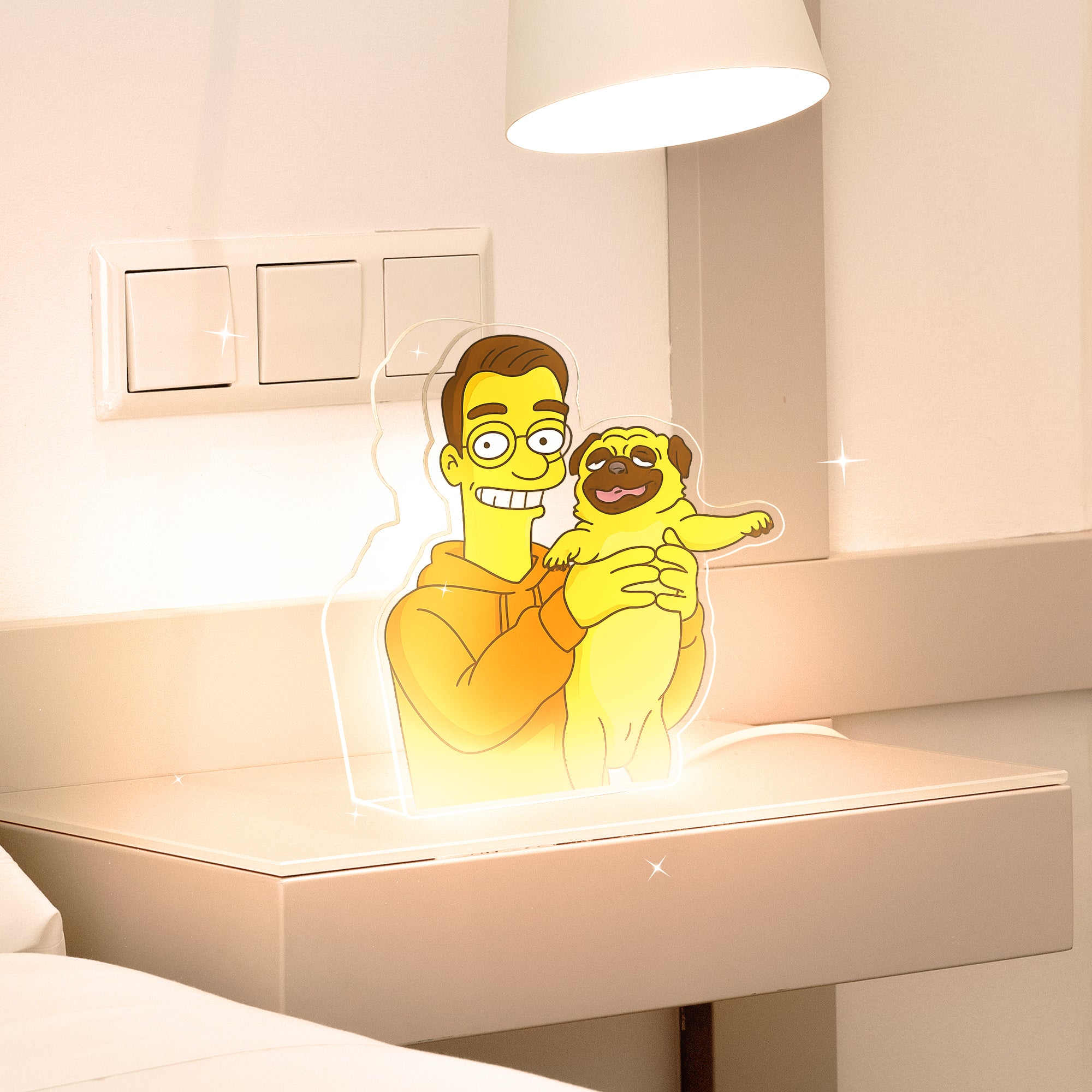 Lámpara Dibujos Animados  Simpson PARA Mascotas