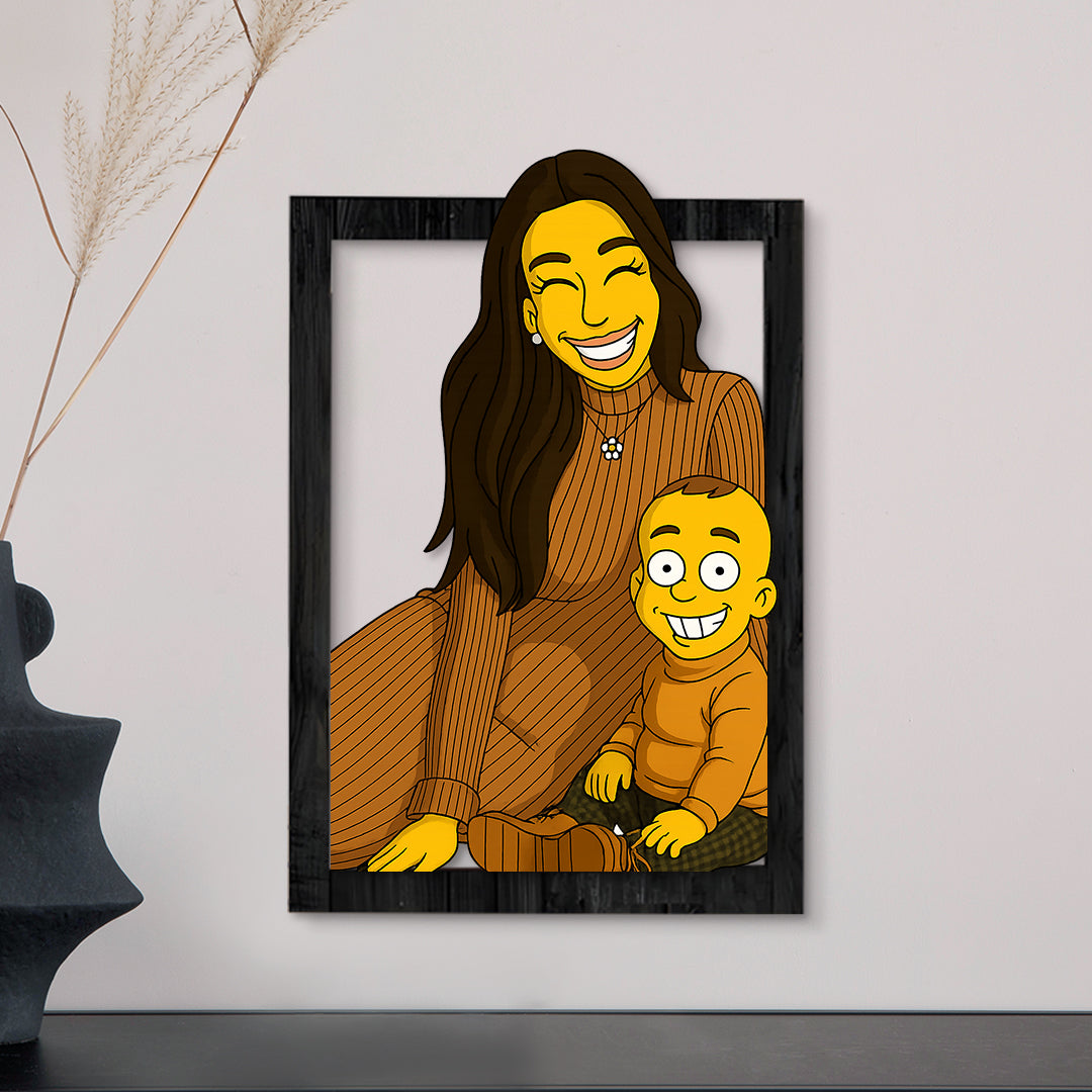 Cuadro Dibujos Animados Simpson Para mama