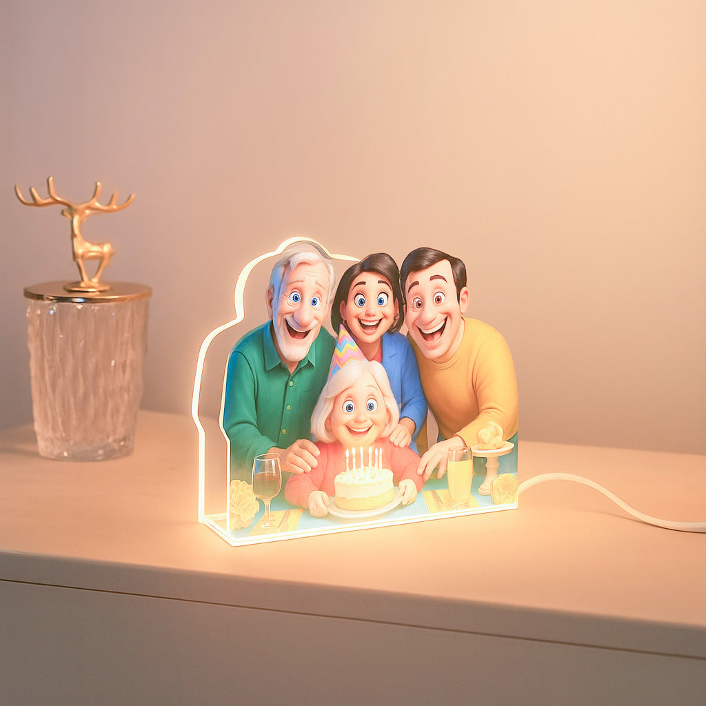 Lámpara Estilo "Disney Pixar" para Cumpleaños