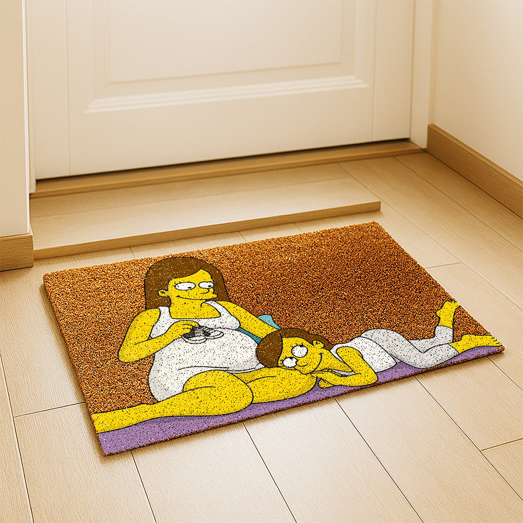 Felpudo para mamá Simpson