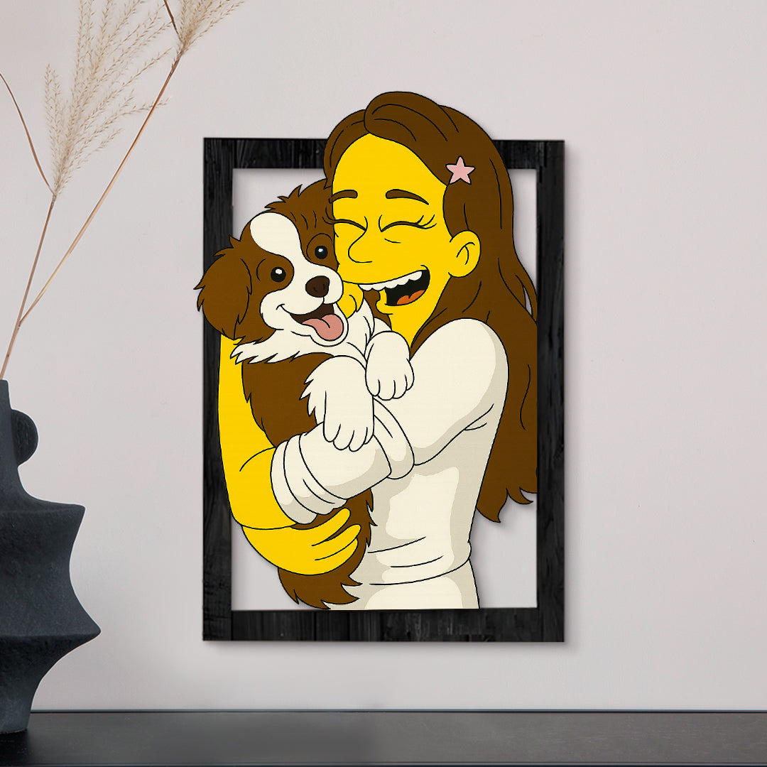 Cuadro Dibujos Animados Simpson Para Mascotas