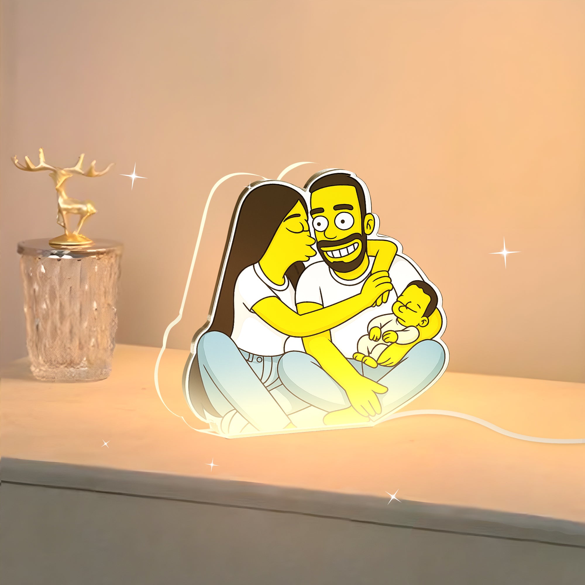 Lámpara Dibujos Animados  Simpson PARA PAPÁ