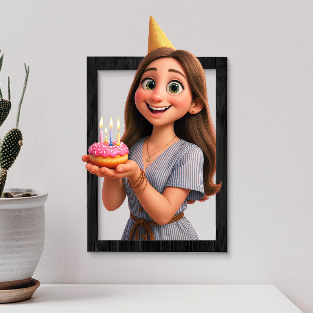 Cuadro Dibujos Animados para cumpleaños