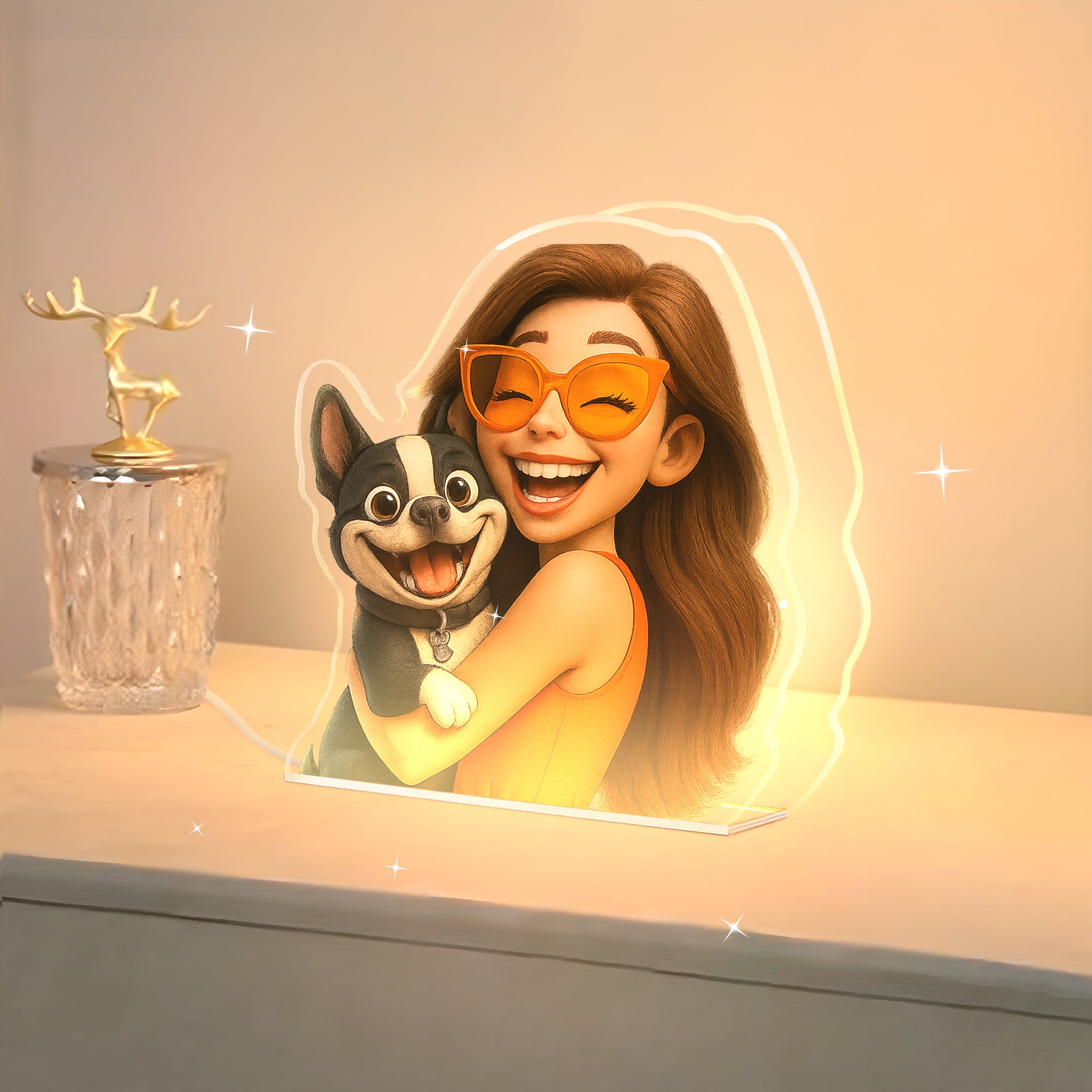 Lámpara Estilo "Disney Pixar" para mascotas
