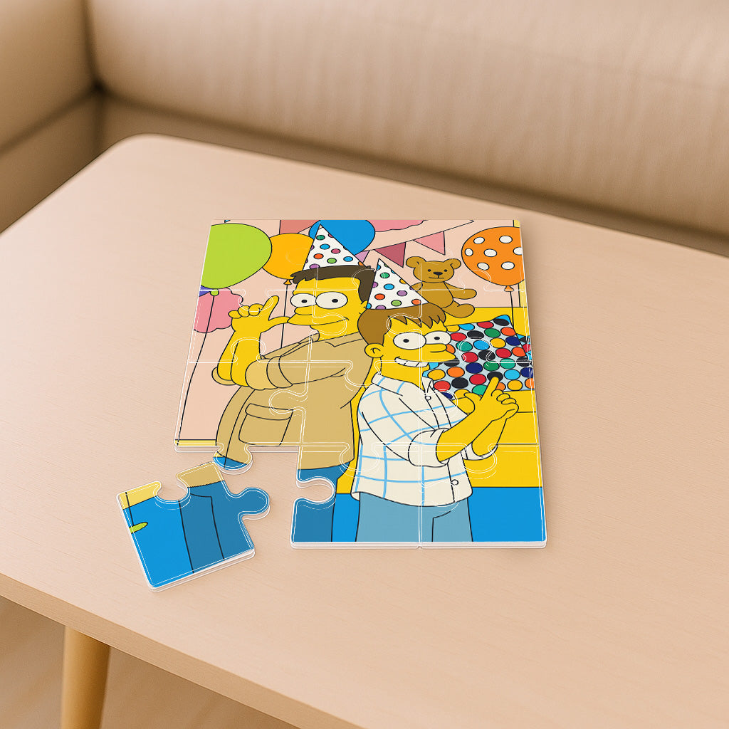 Puzzle LES SIMPSON pour les anniversaires