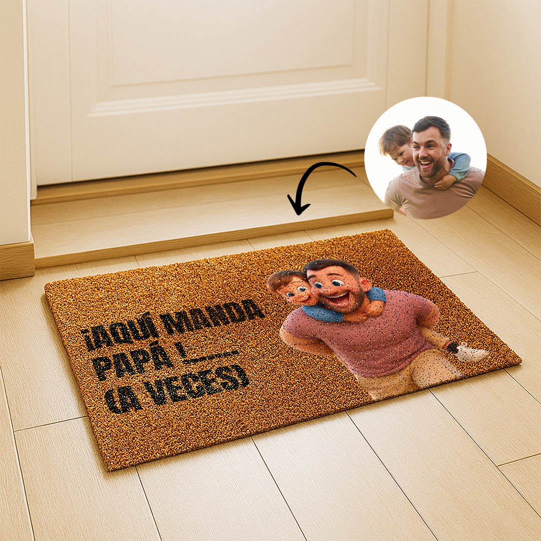 Paillasson pour papa Dessins animés