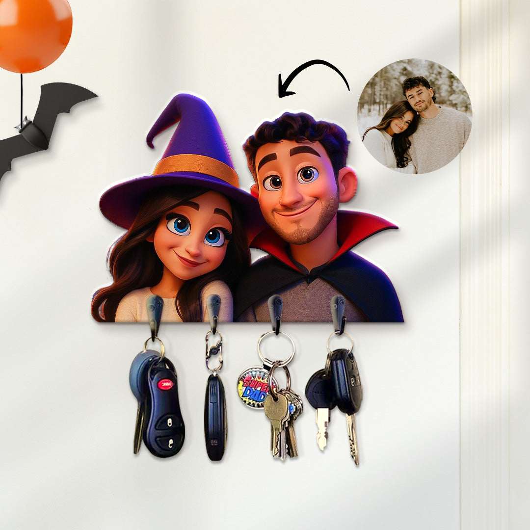PORTALLAVES CARICATURA para HALLOWEEN