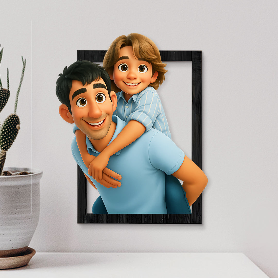 Cuadro Dibujos Animados para papá