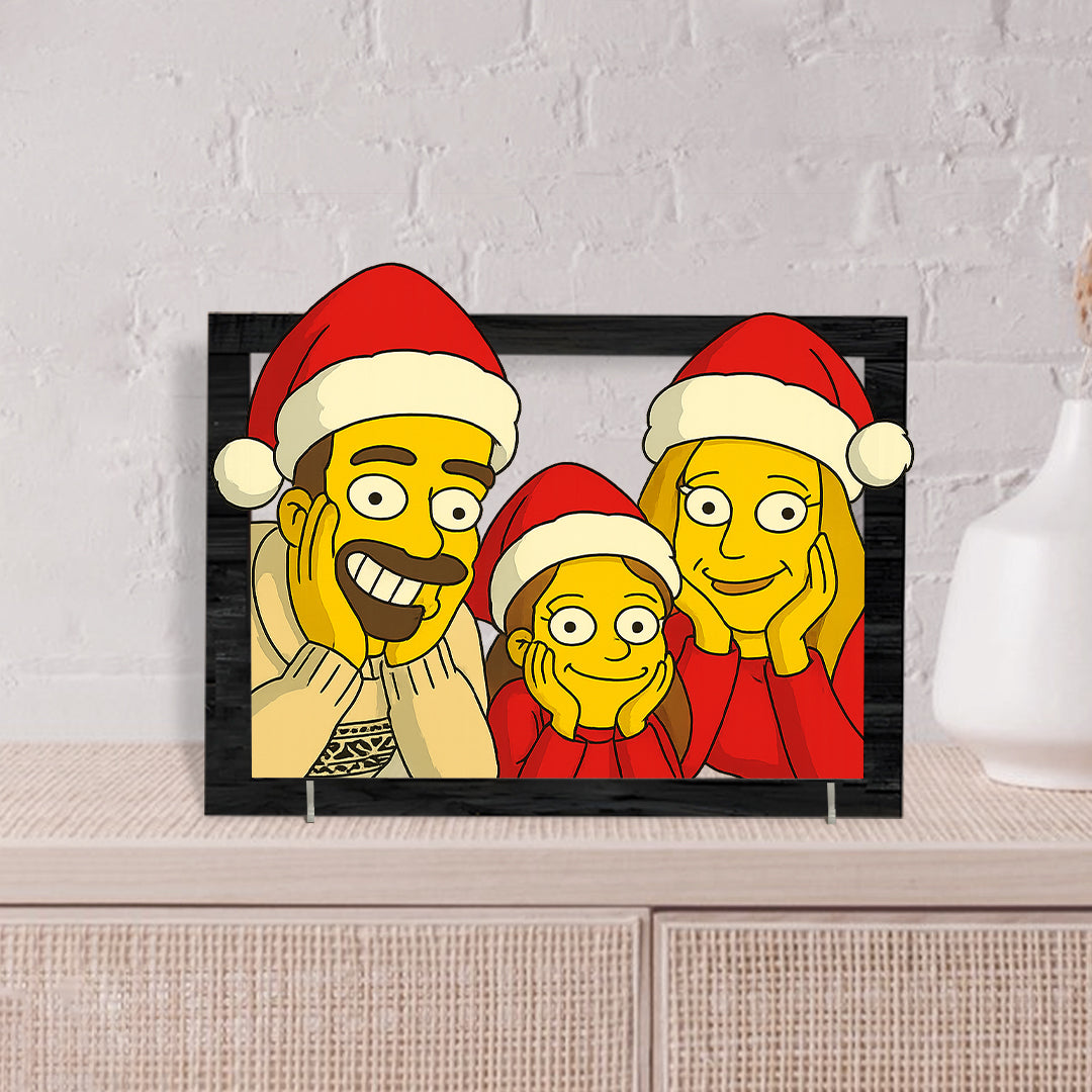 Cuadro LOS SIMPSON para NAVIDAD