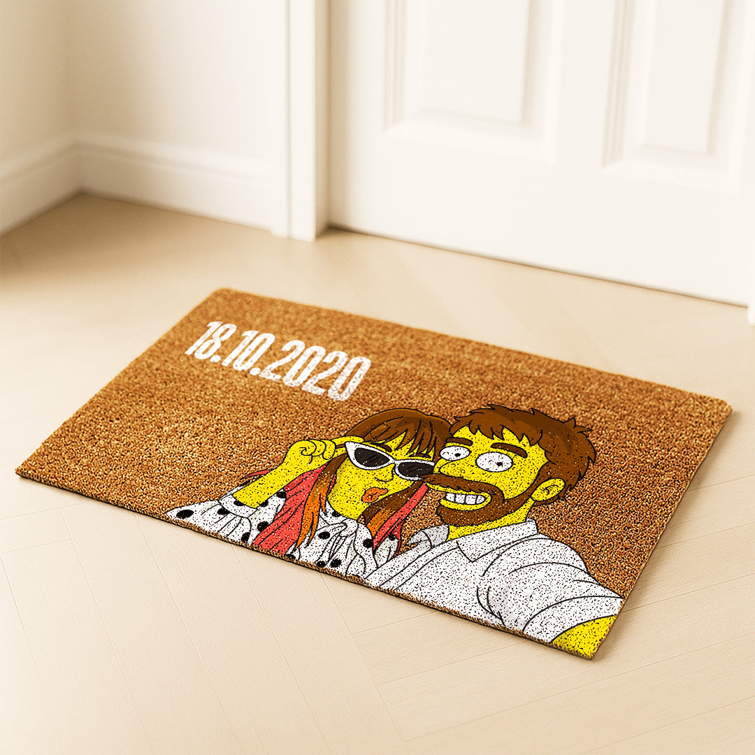 Felpudo Aniversario Los Simpson