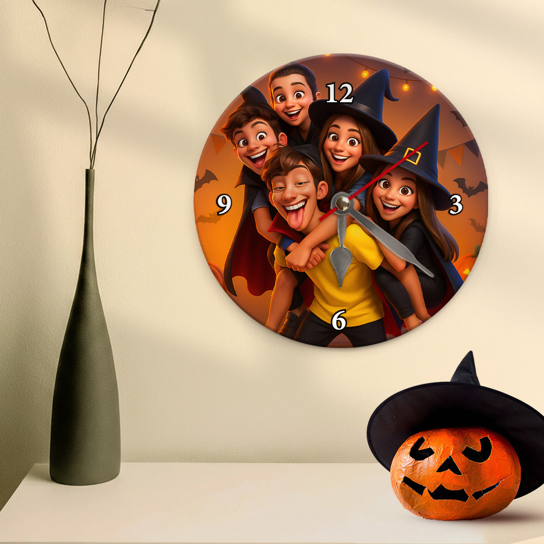 RELOJ ESTILO CARICATURA para HALLOWEEN
