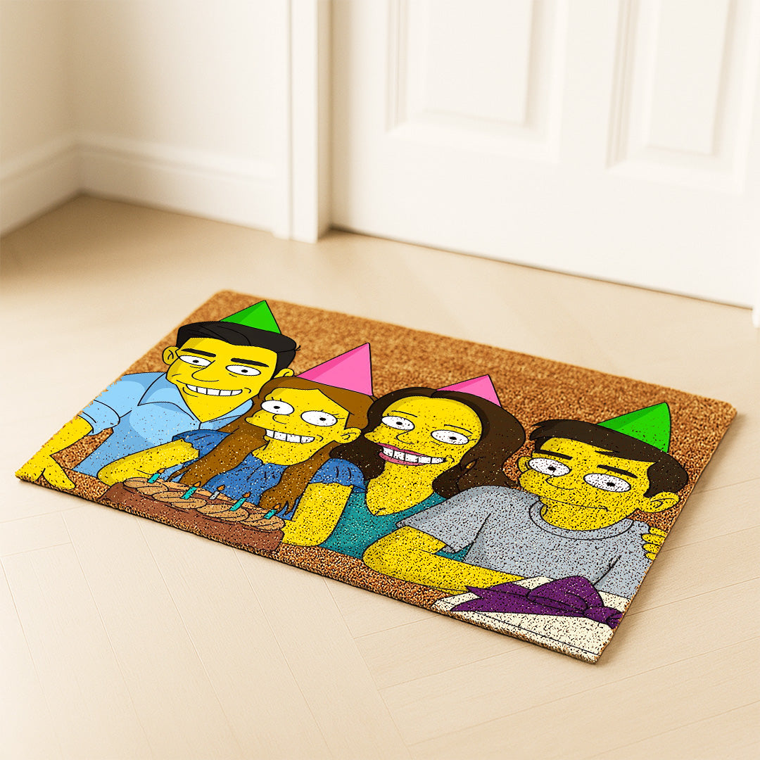Felpudo Cumpleaños LOS SIMPSON