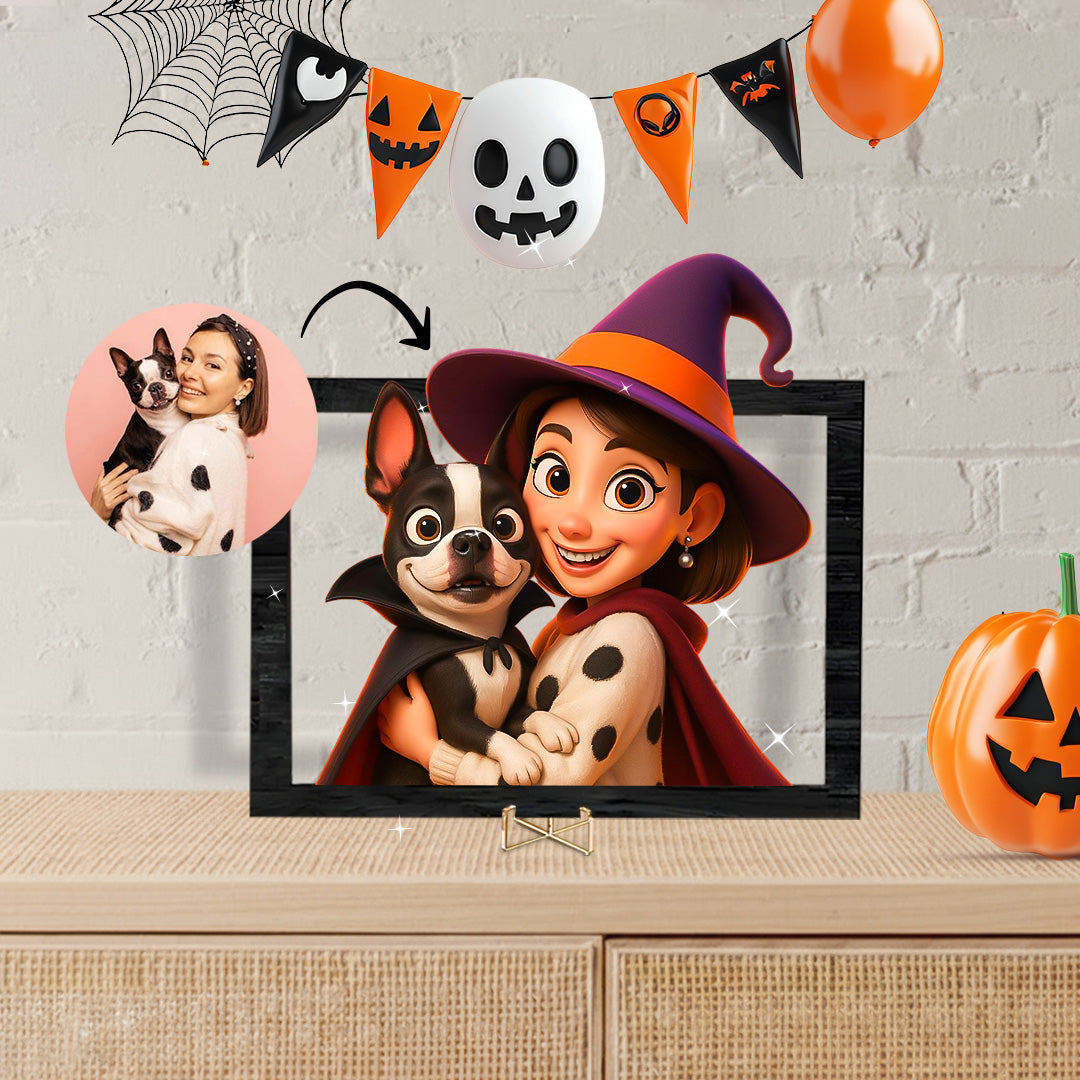 Cuadro caricatura Halloween