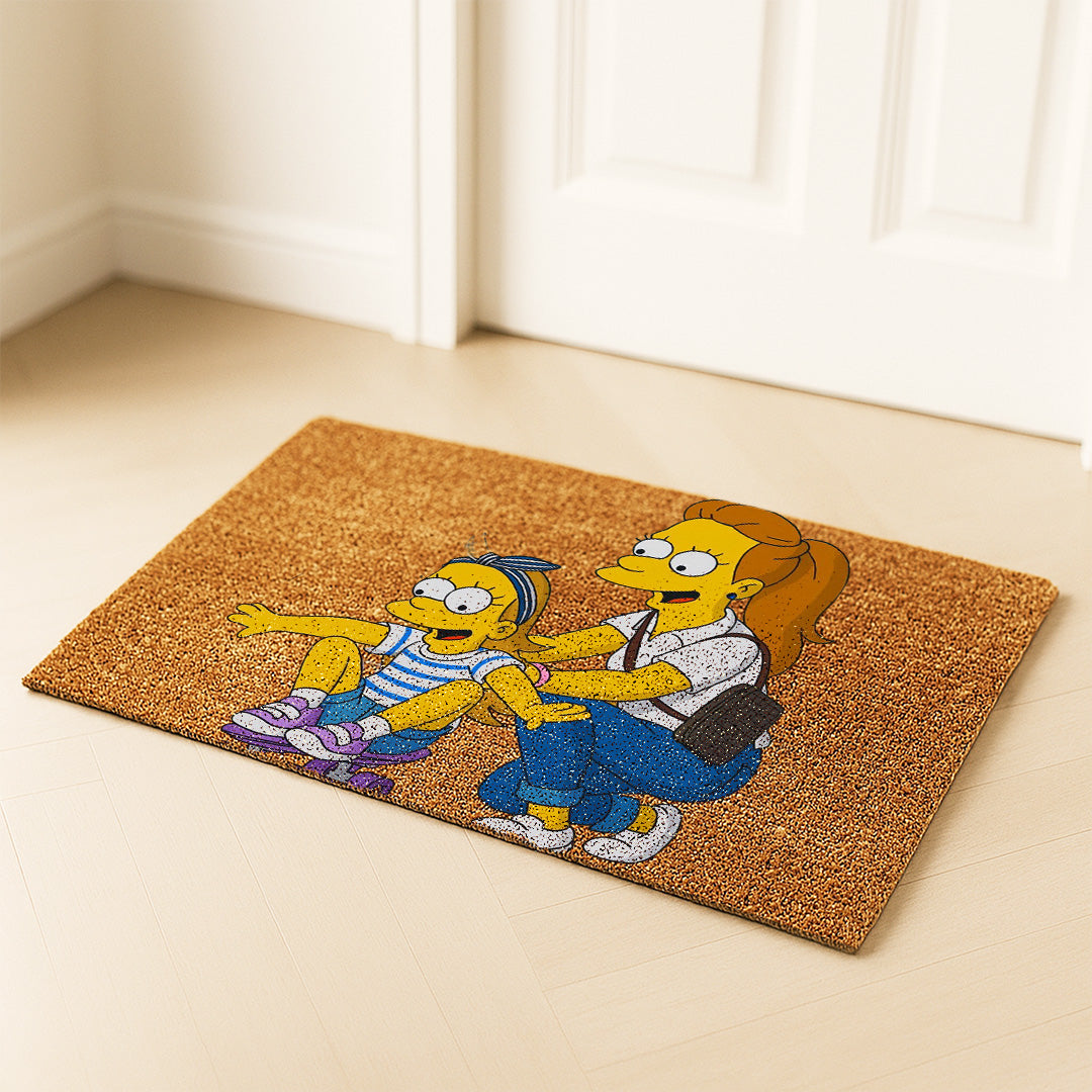Felpudo para mamá Simpson