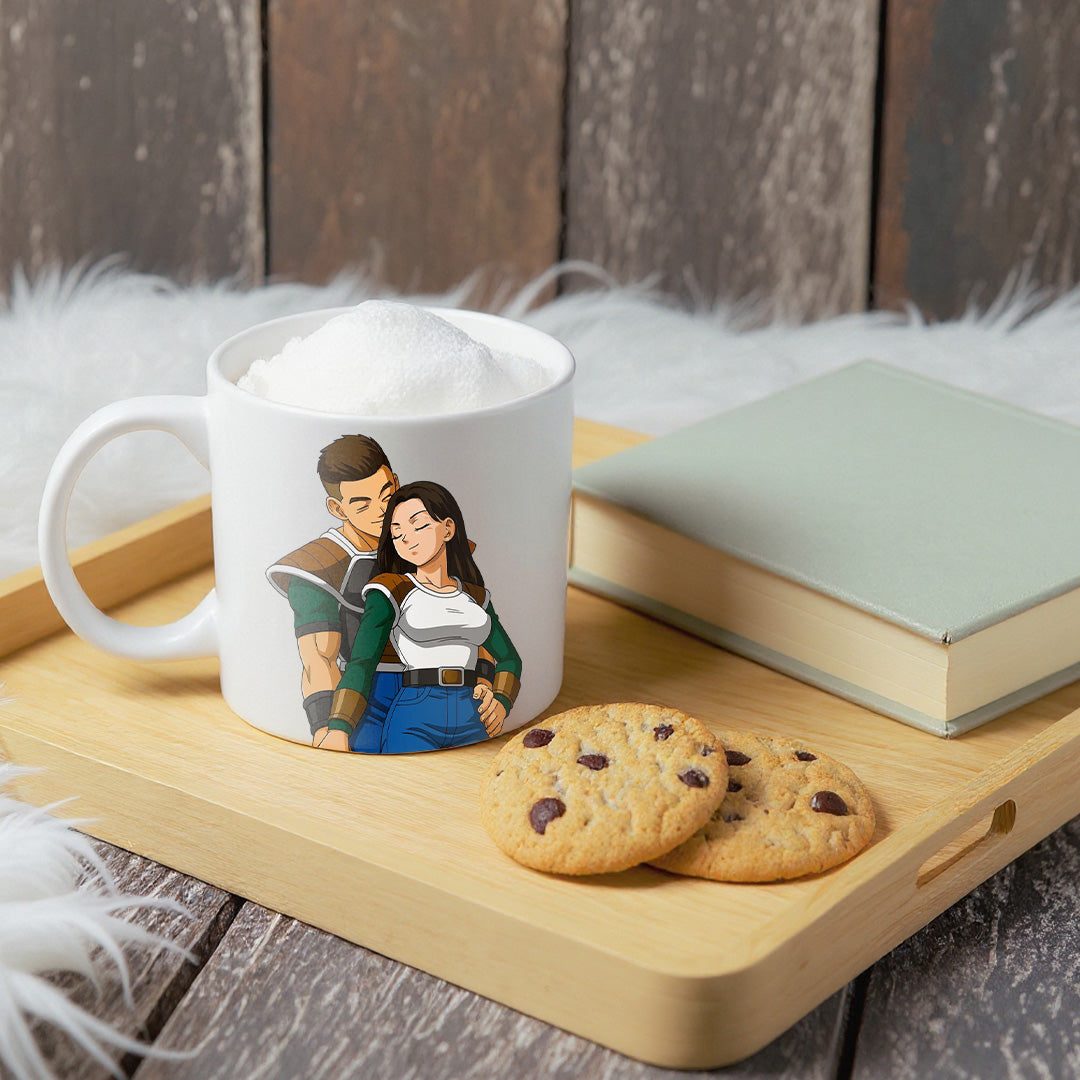 Tazza in stile DRAGONBALL per l'anniversario