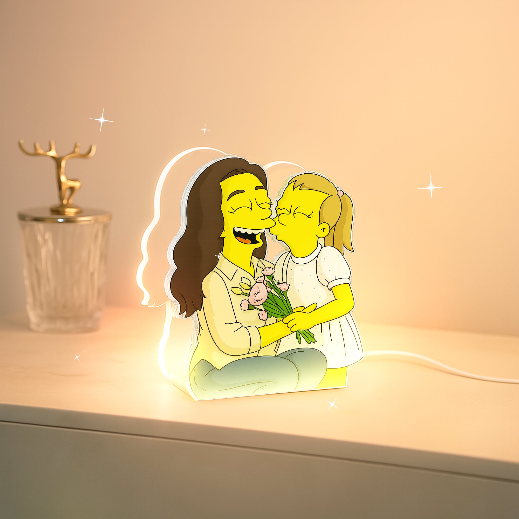 Lámpara Dibujos Animados  Simpson PARA MAMÁ