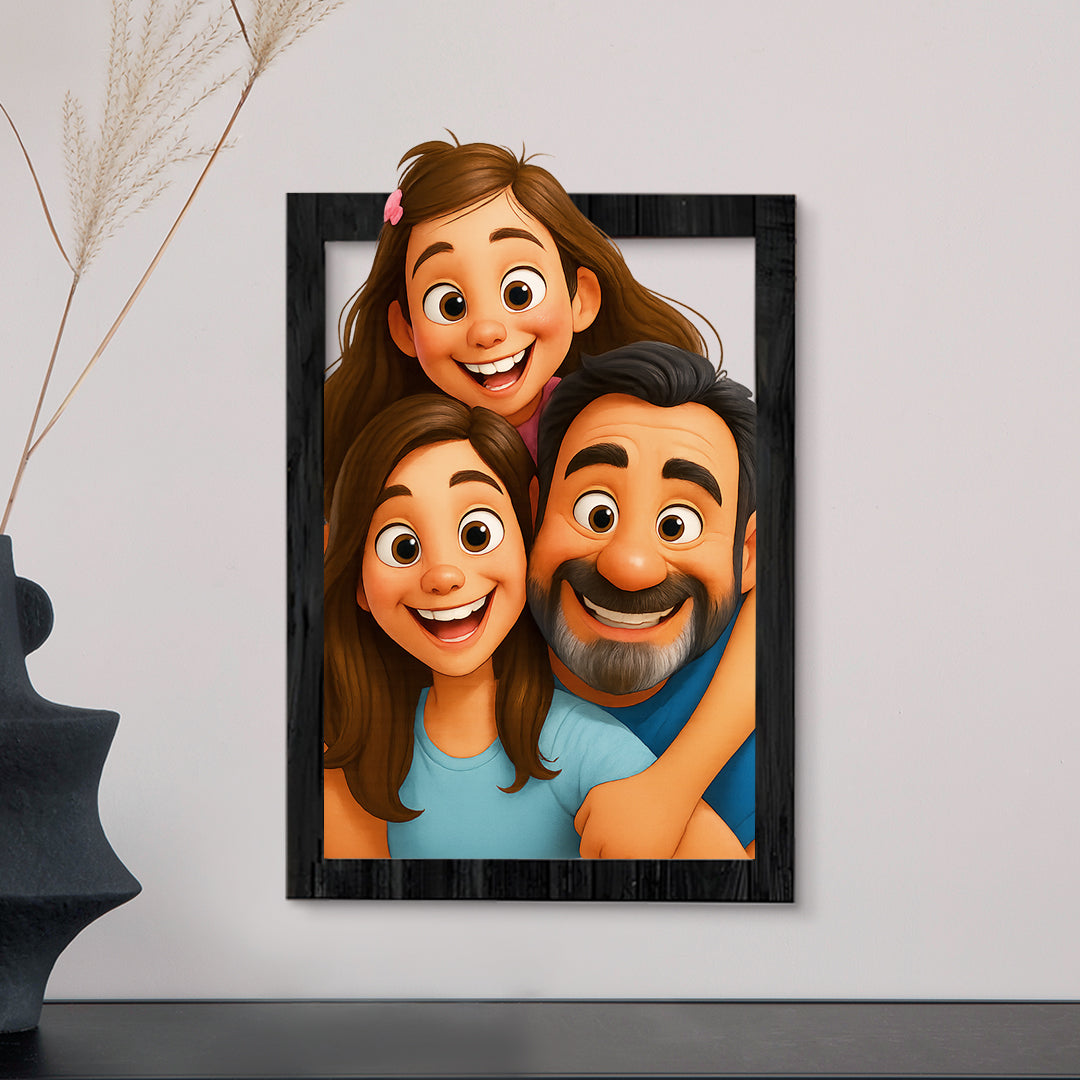 Cuadro Dibujos Animados para papá