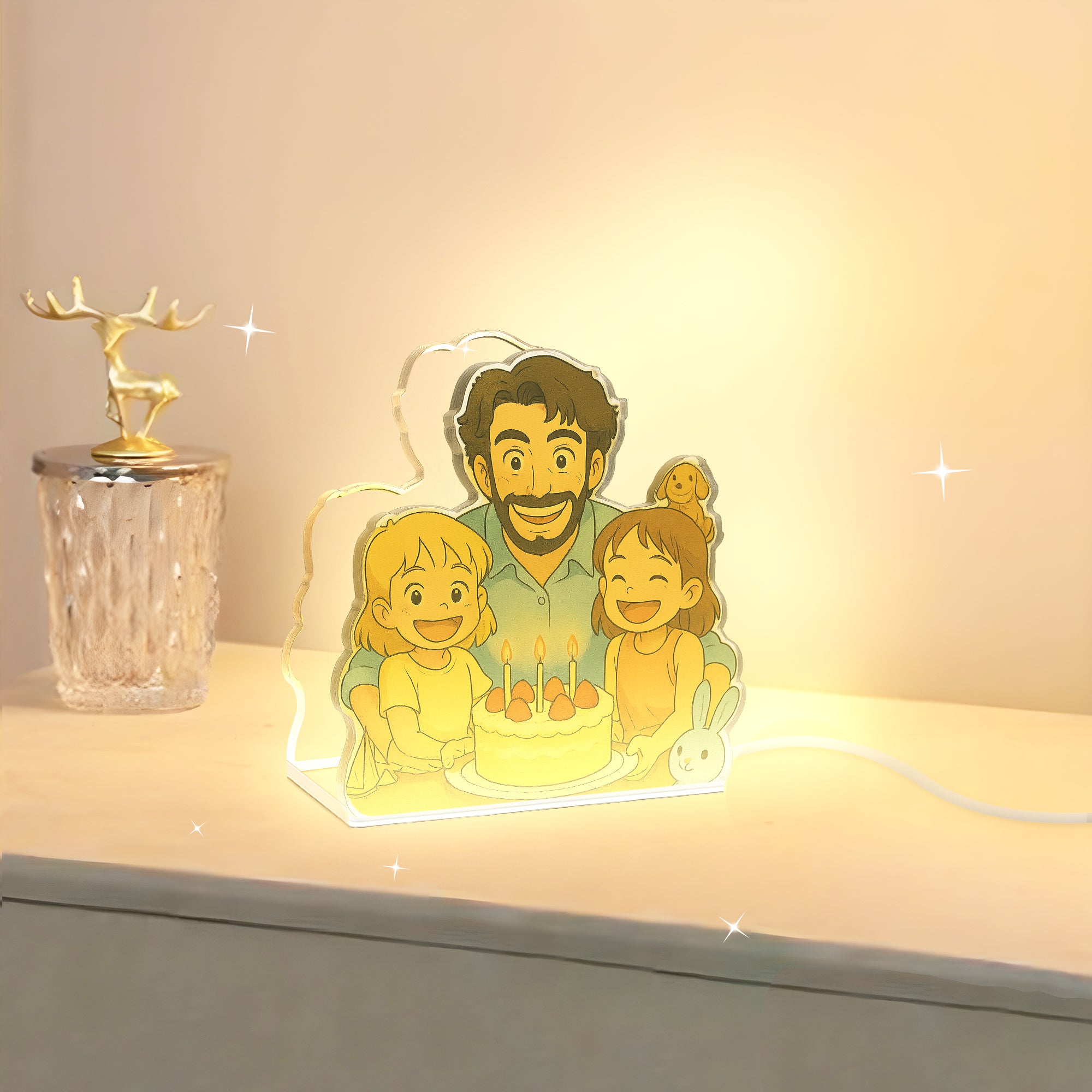 Lámpara Estilo ghibli para Cumpleaños