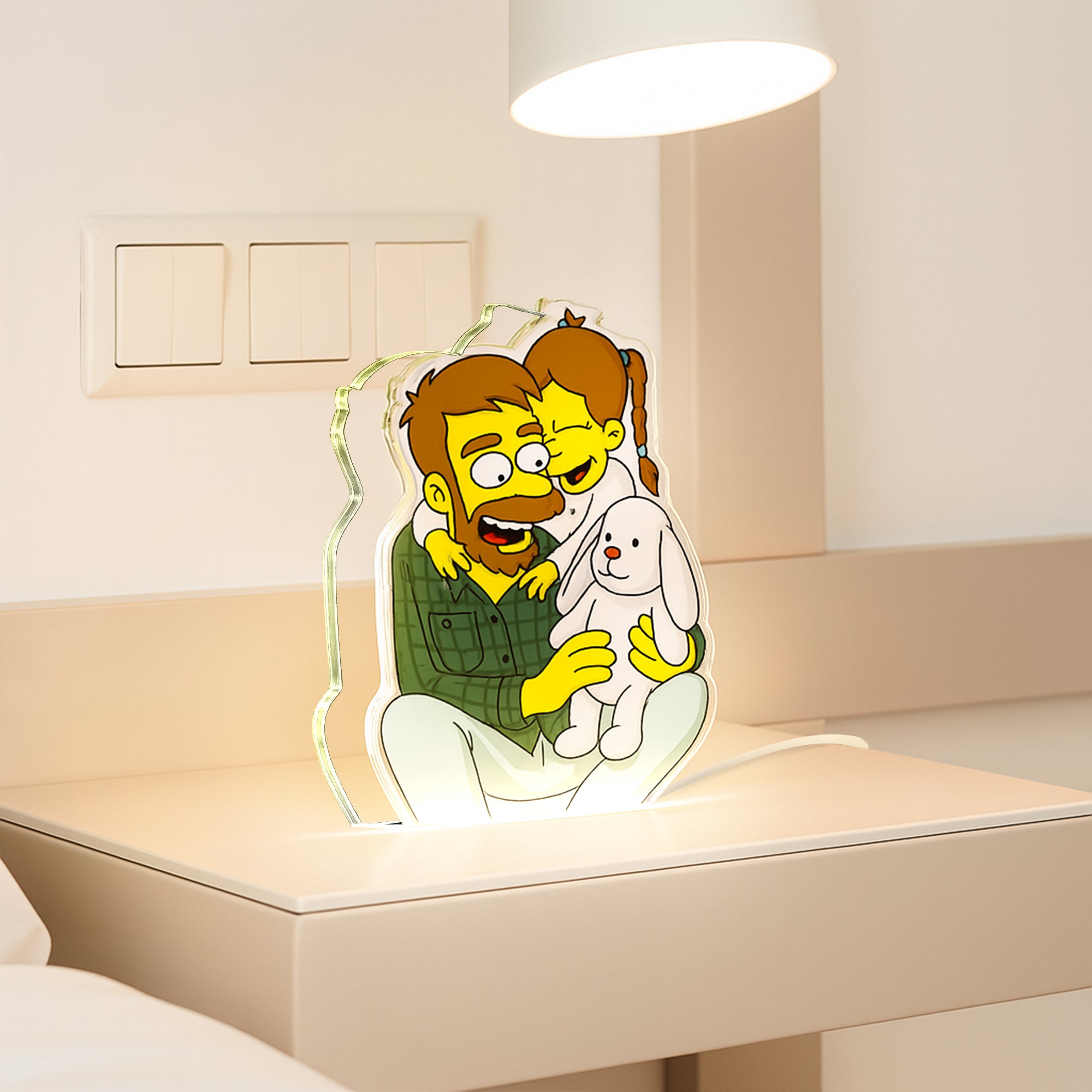 Lámpara Dibujos Animados  Simpson PARA PAPÁ