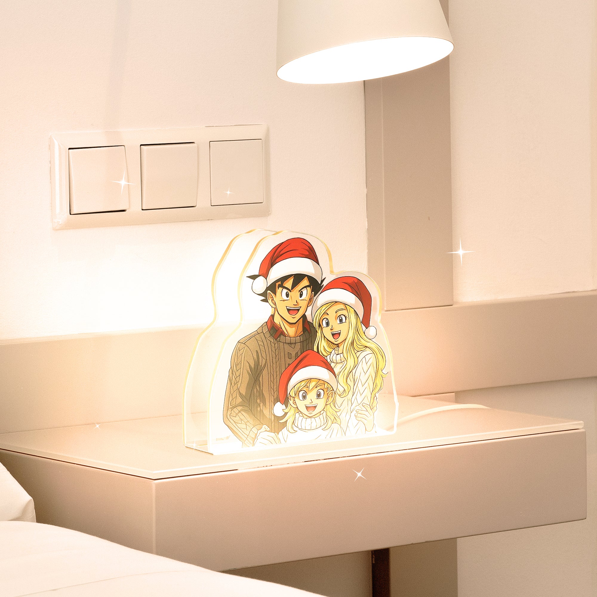 Lámpara Estilo DRAGONBALL para NAVIDAD