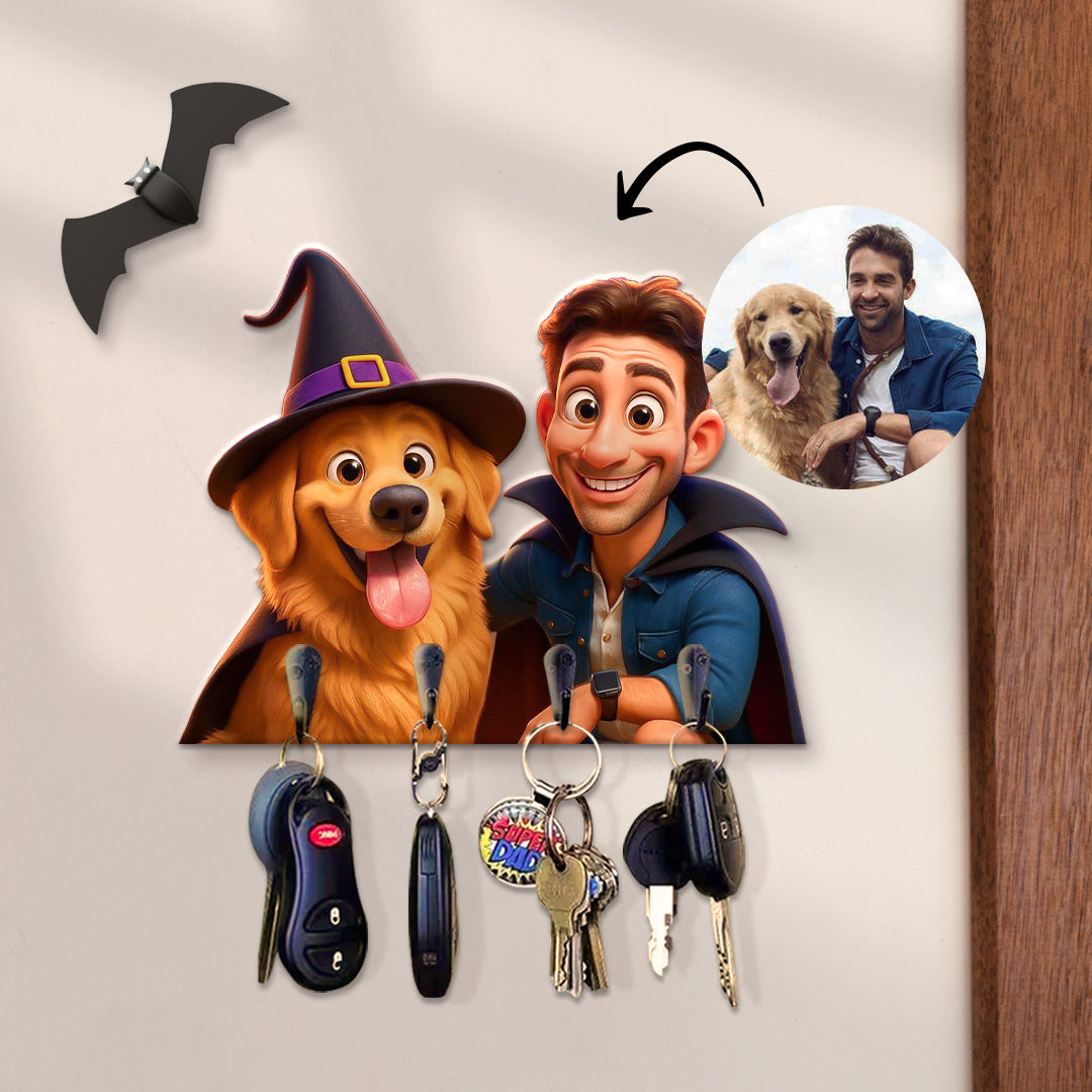 PORTALLAVES CARICATURA para HALLOWEEN