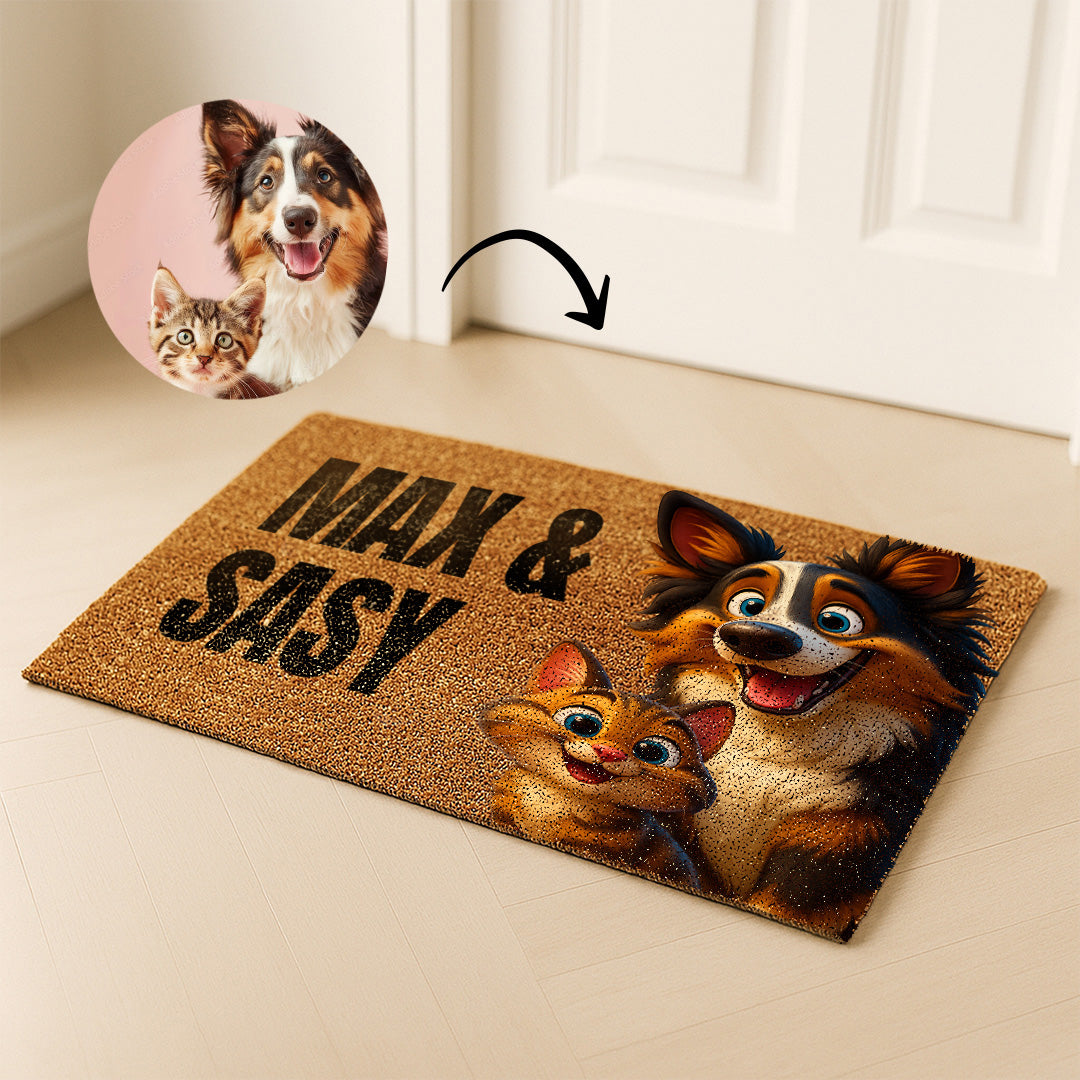 Peluche per animali domestici dei cartoni animati