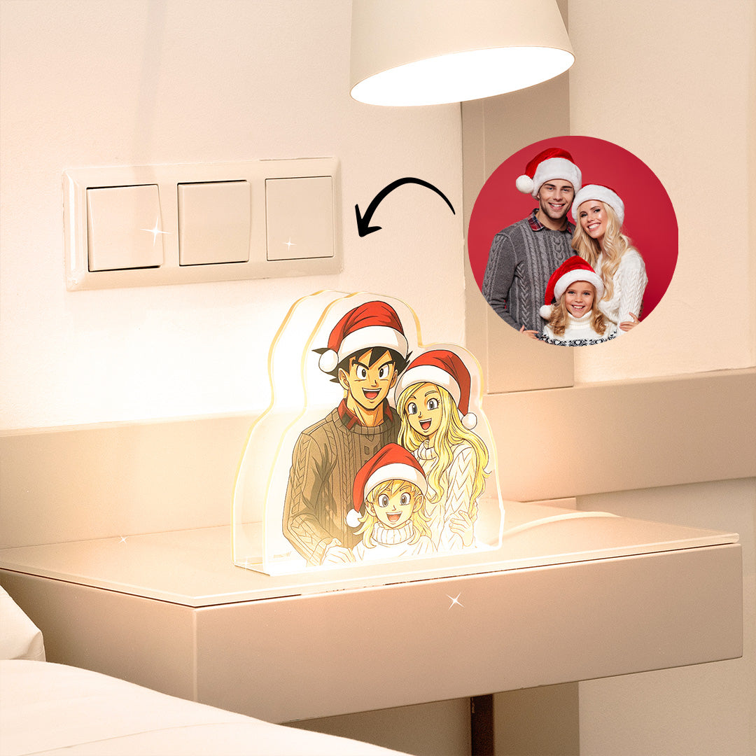 Lámpara Estilo DRAGONBALL para NAVIDAD