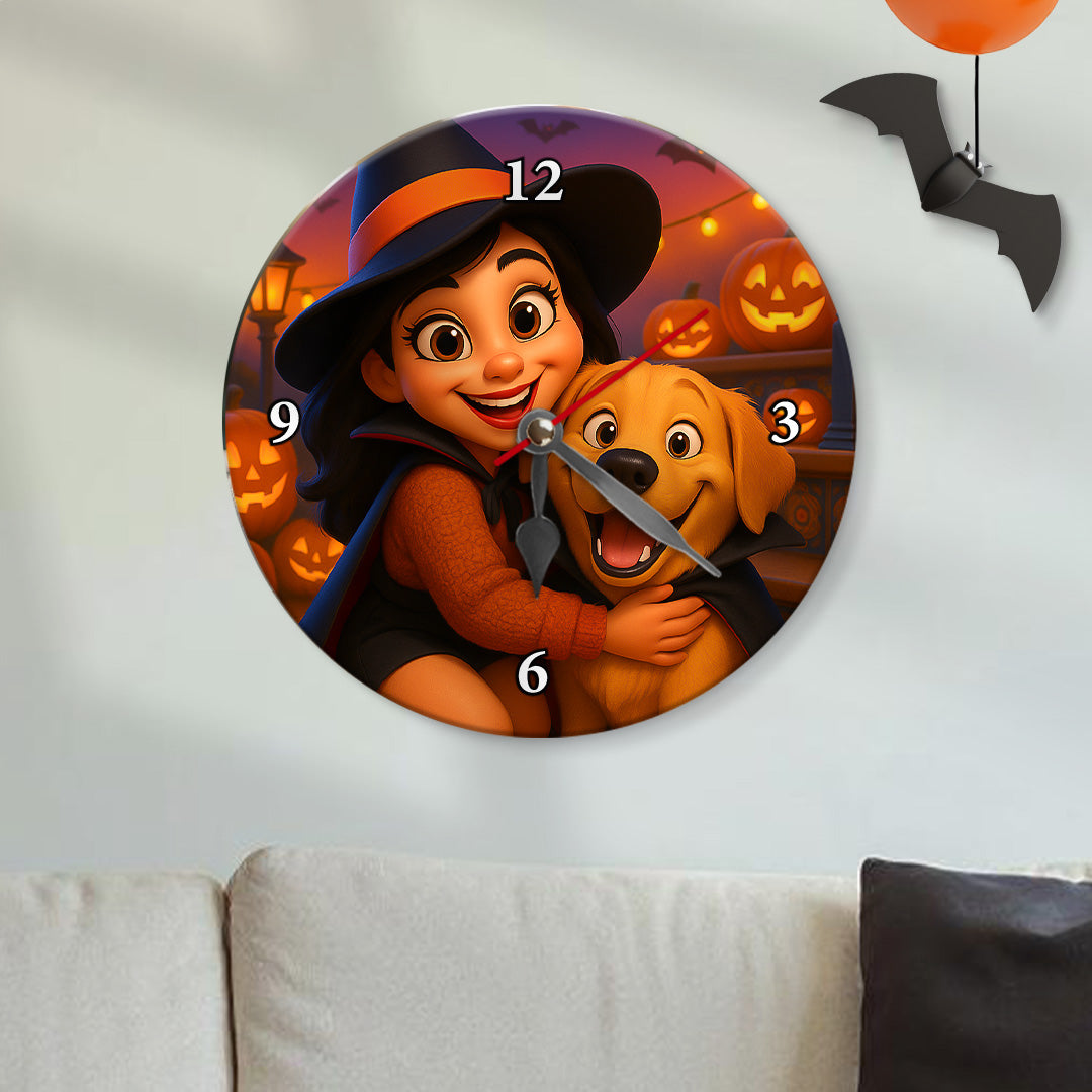 RELOJ ESTILO CARICATURA para HALLOWEEN