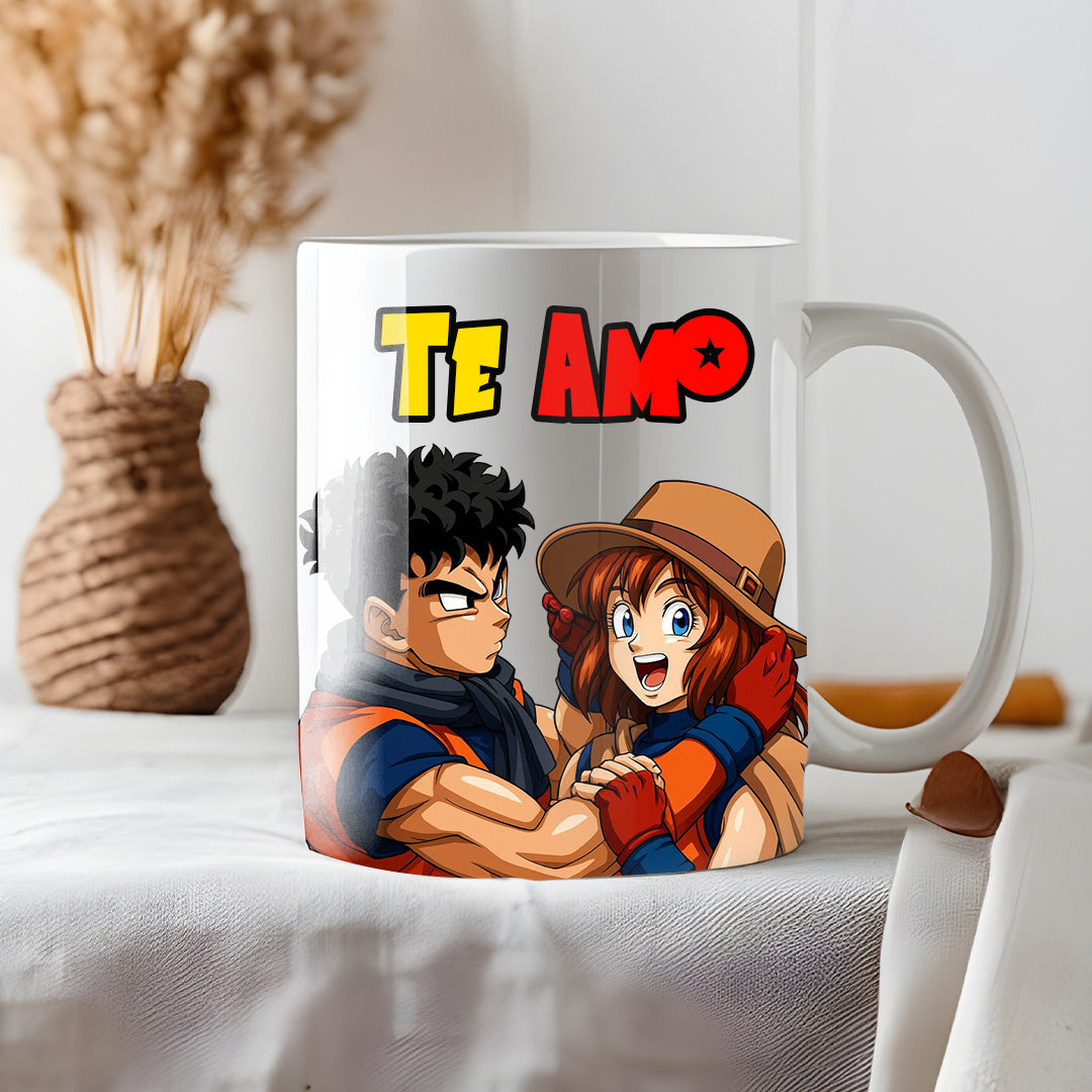 Tazza in stile DRAGONBALL per l'anniversario