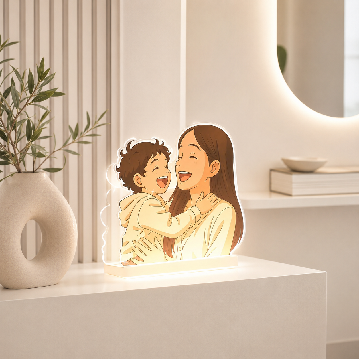 Lámpara Estilo Ghibli para mamá