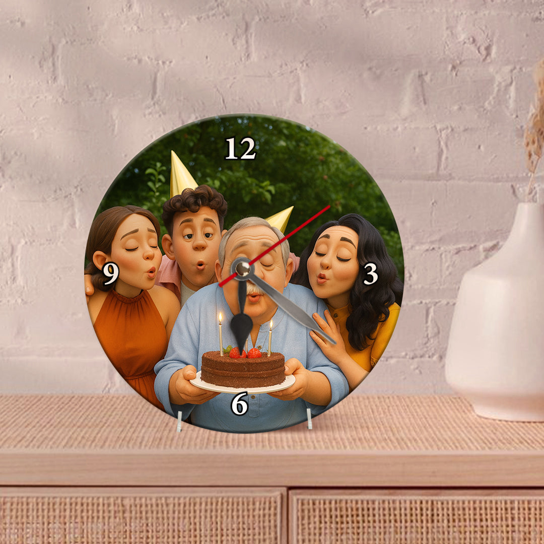 RELOJ ESTILO DISNEY para Cumpleaños