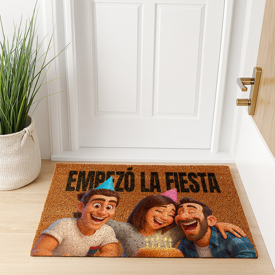 Paillasson d'anniversaire de dessin animé