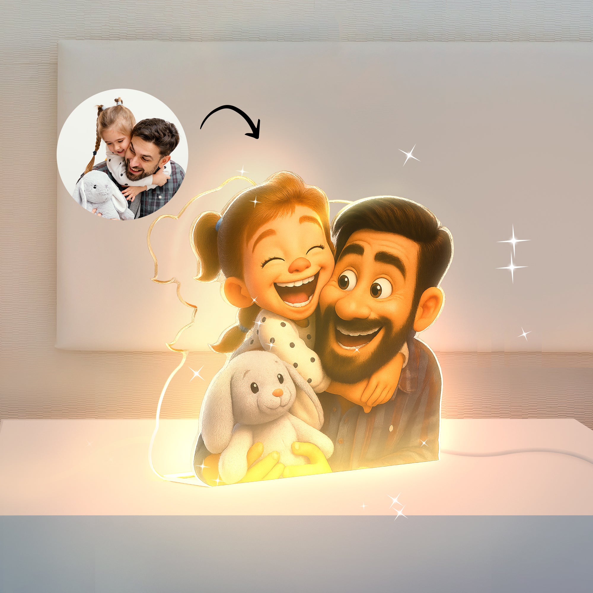 Luminária estilo "Disney Pixar"