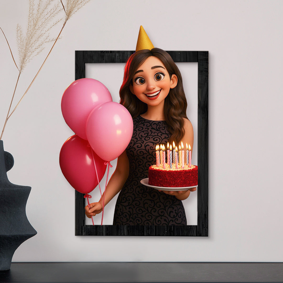 Cuadro Dibujos Animados para cumpleaños