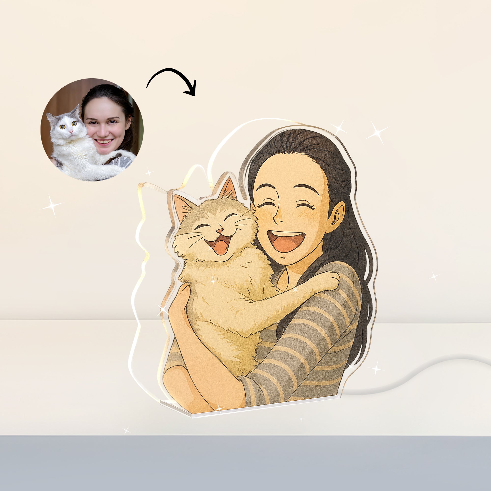 Lámpara Estilo Ghibli para mascotas