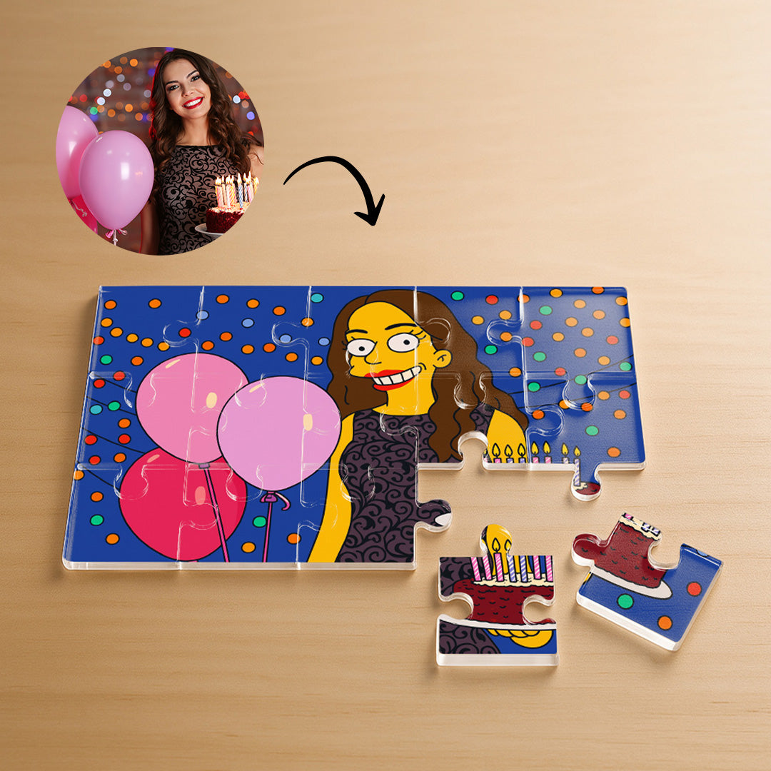 Puzzle LES SIMPSON pour les anniversaires