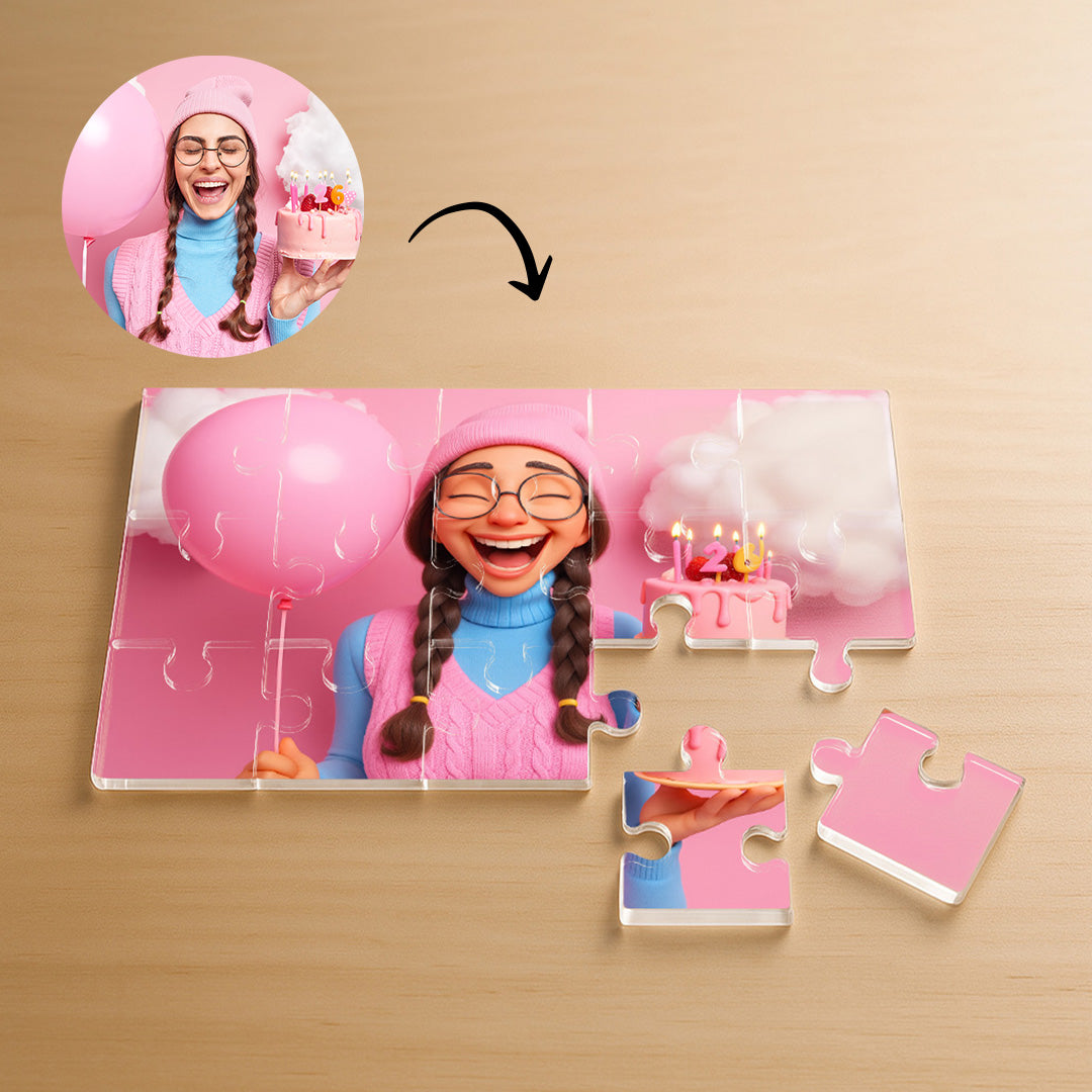 Puzzle CARTOON per compleanni